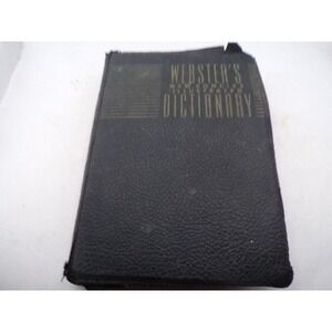 Vintage‎ 1940 Webster New Concise Illustrated Dictionary World Pub
